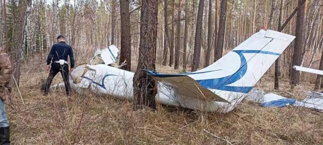 俄罗斯一架载有2人的轻型飞机坠毁 致1死1伤